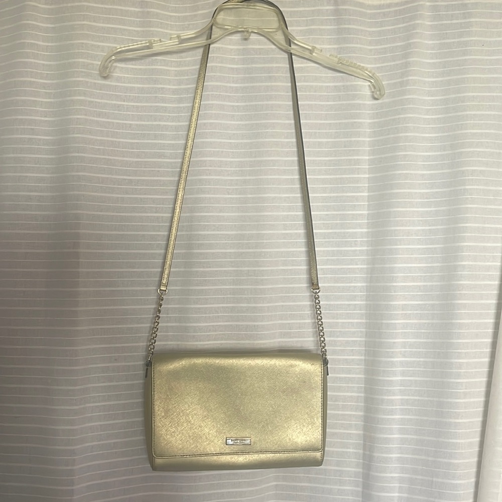 Gold Kate Spade crossbody